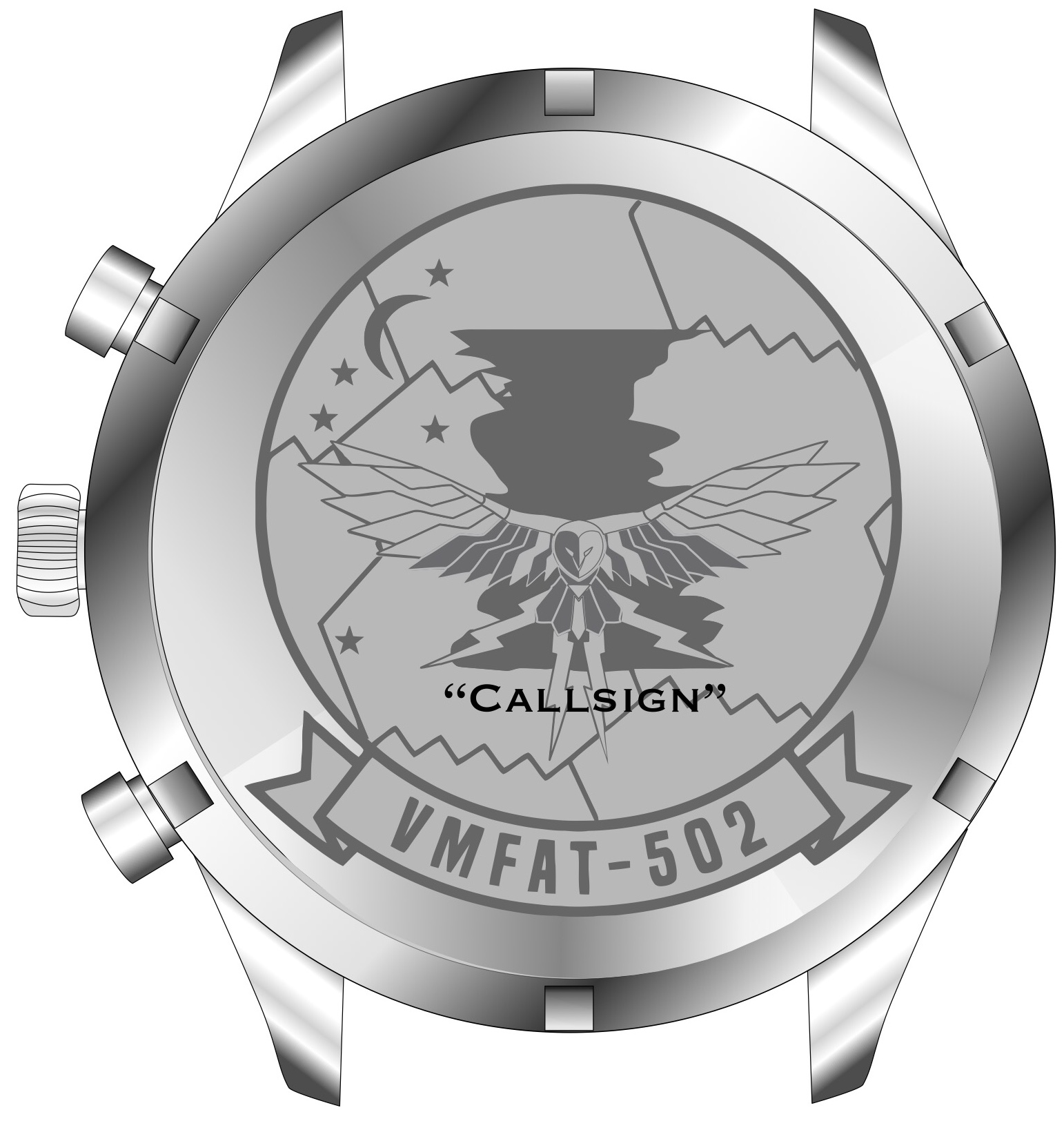 VMFAT-501 Custom Watch Caseback