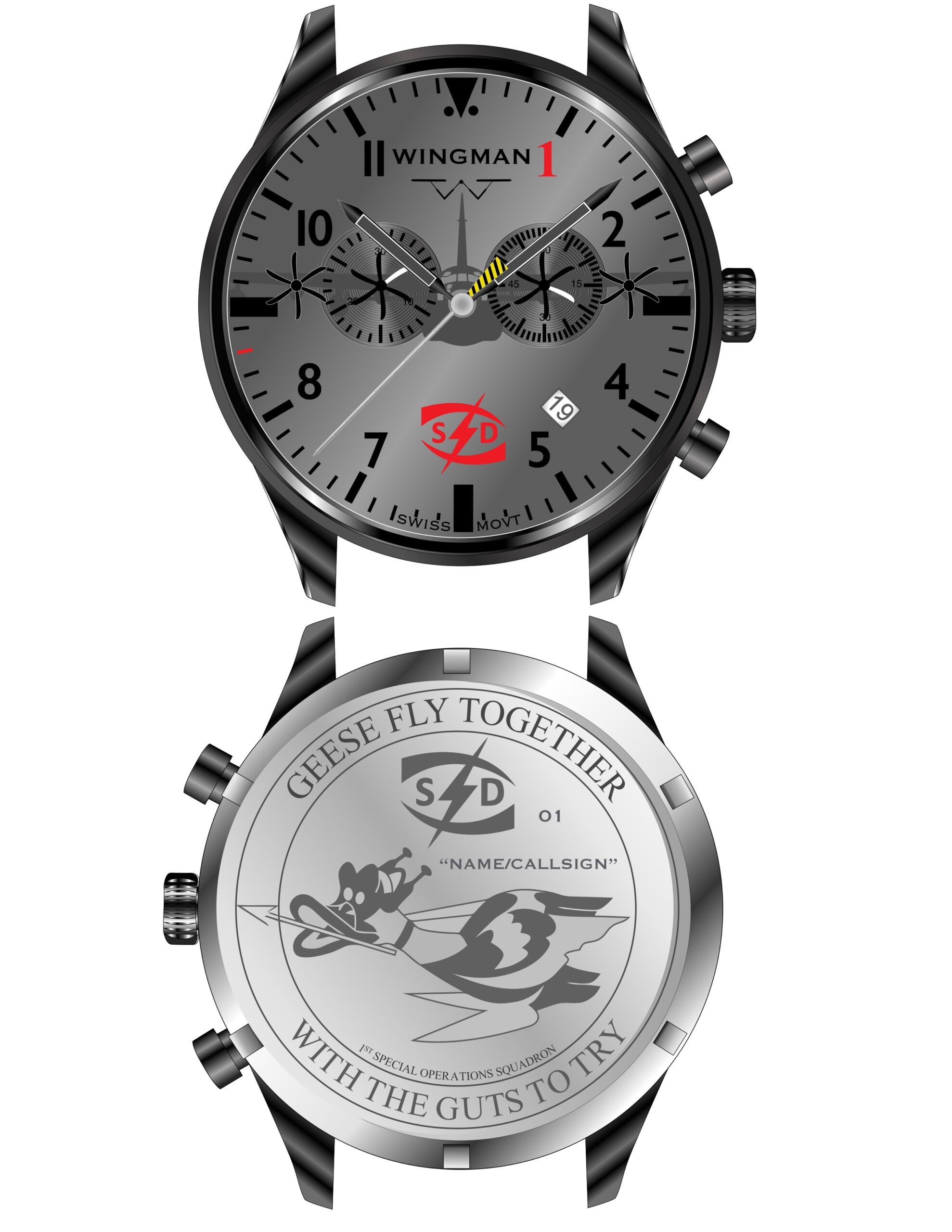 1st SOS Custom Watch