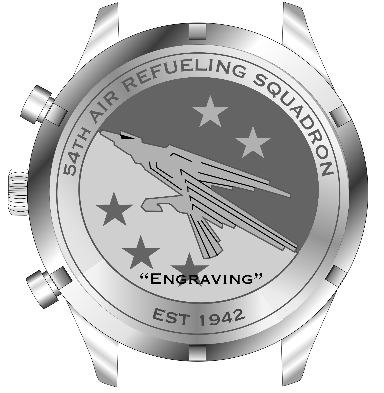 54th ARS Custom Watch Caseback
