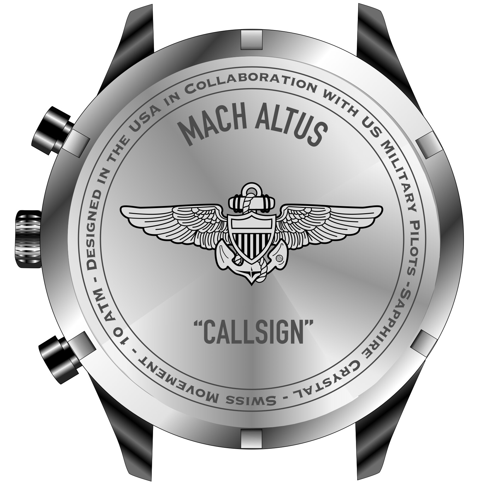 VMFA-122 Custom Watch Caseback