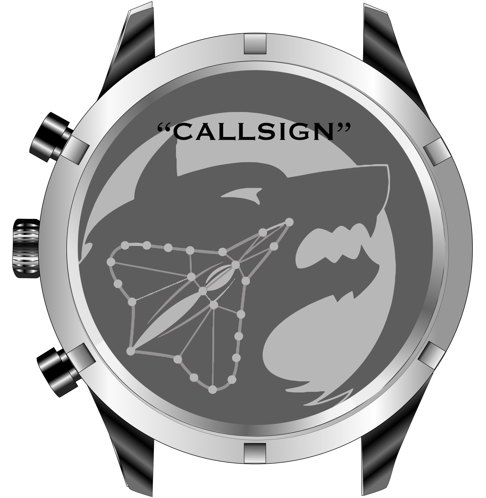 The Rabbit Custom Watch Caseback