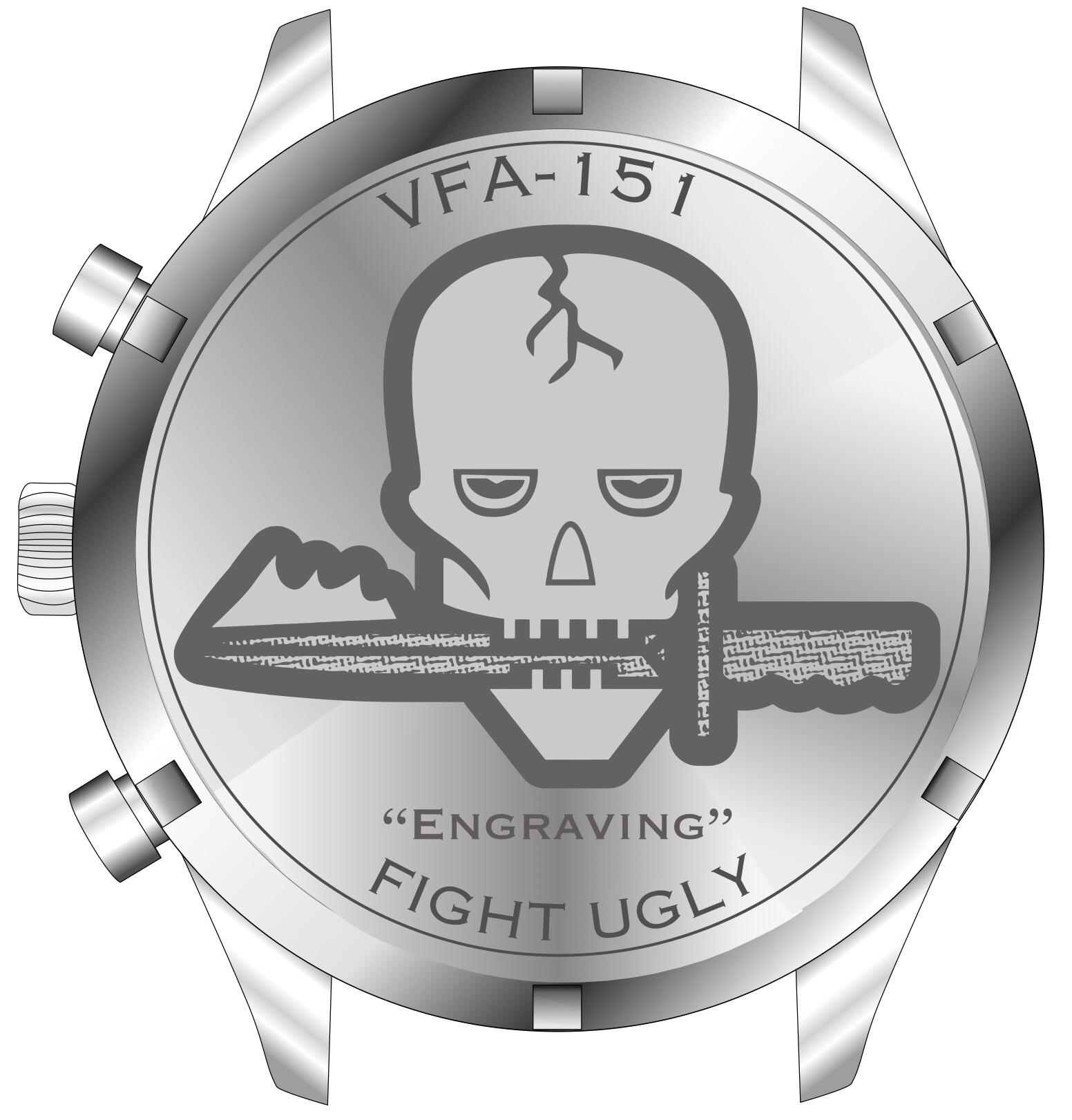 VFA-151 Custom Watch Caseback