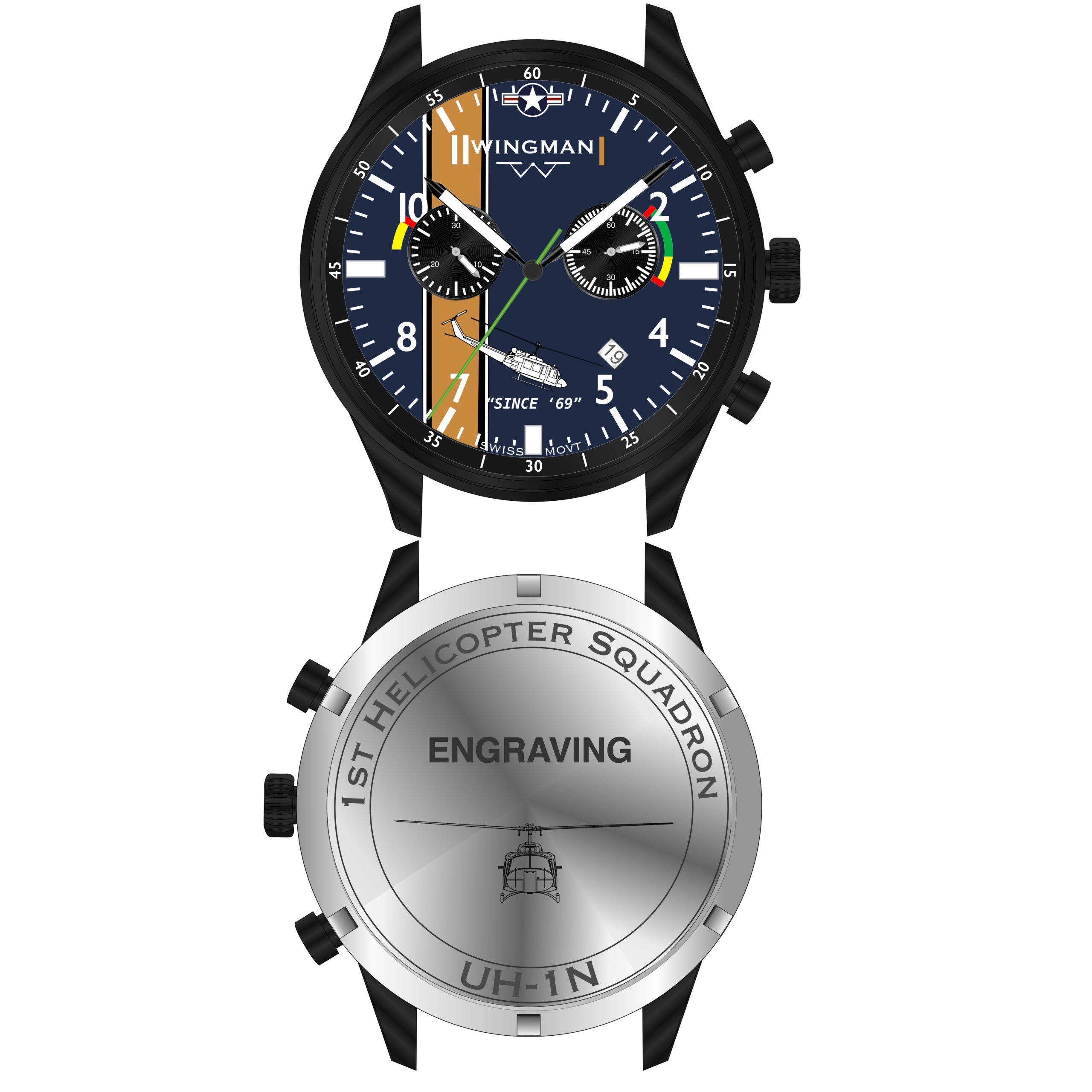 1st Helicopter Squadron Custom Watch design