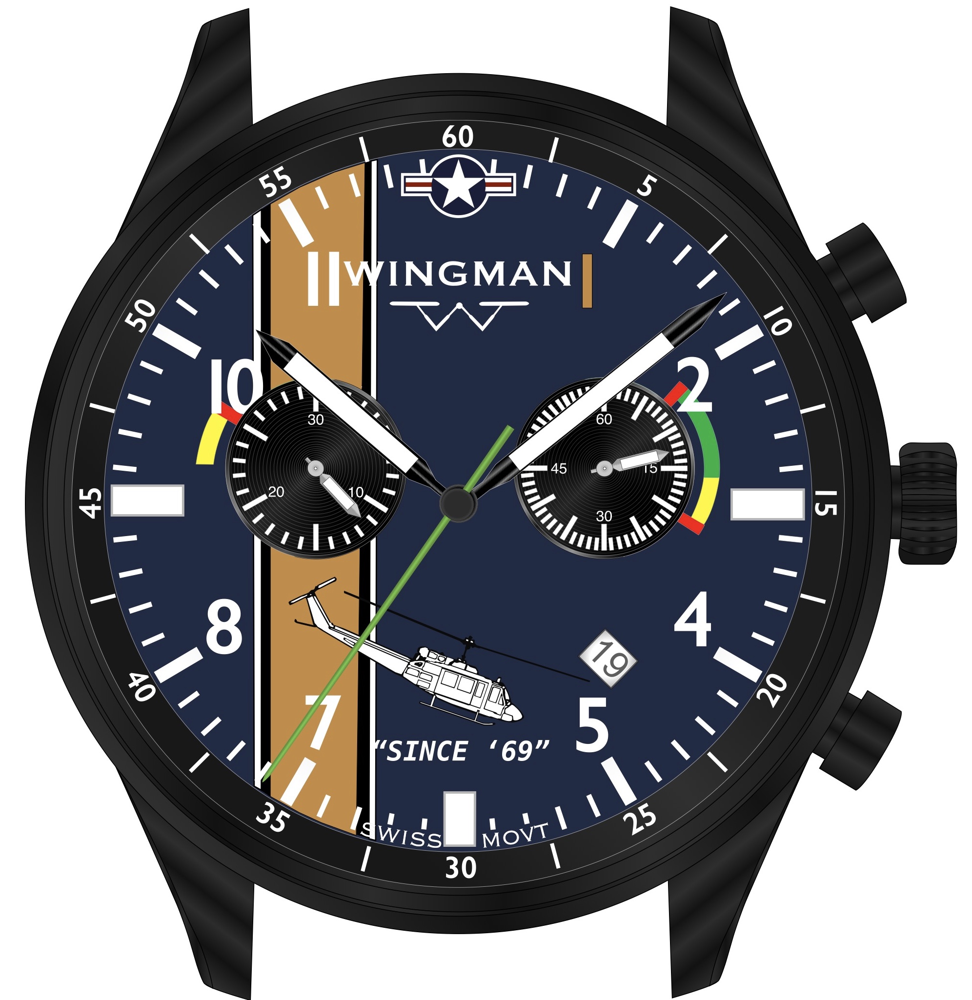 1st Helicopter Squadron Custom Watch