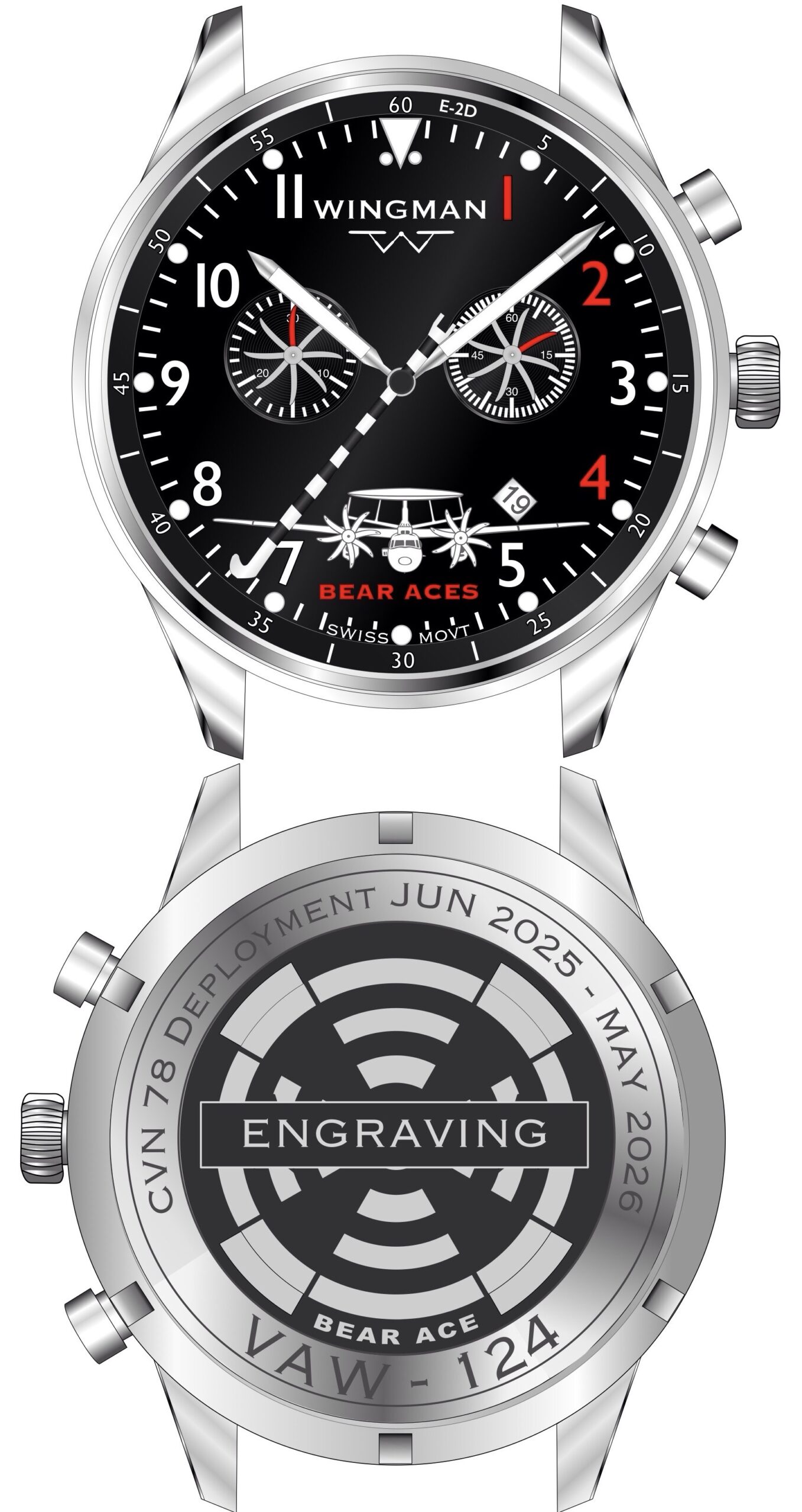 VAW-124 Custom Watch Design