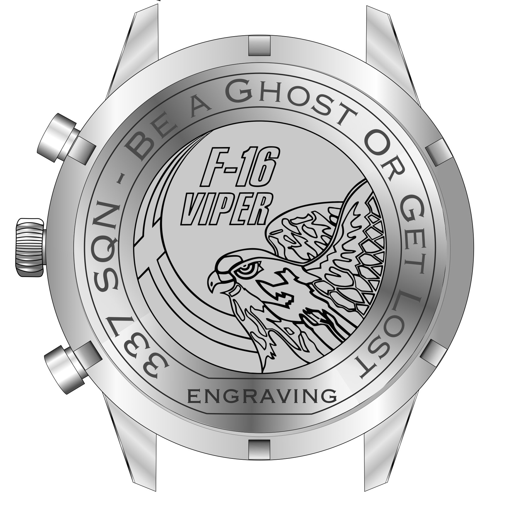 HAF 337 Custom Quartz Watch Caseback
